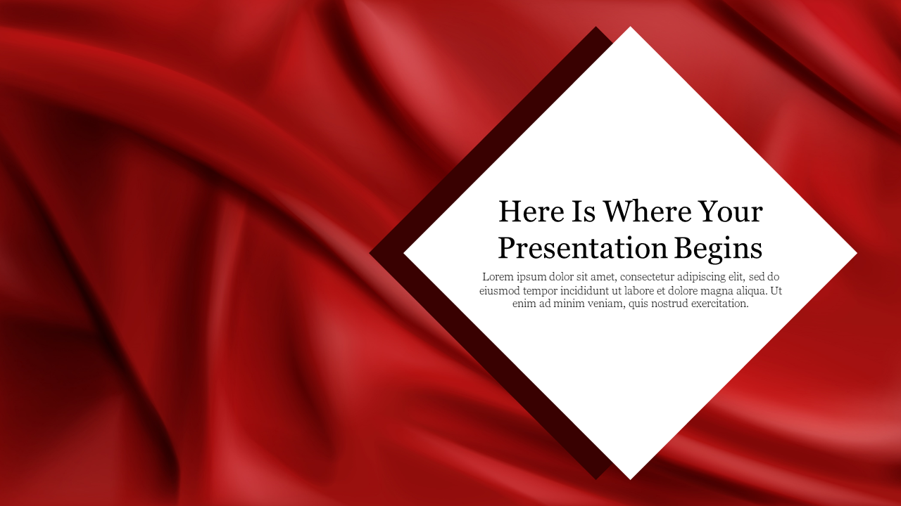 Explore Red Cute Backgrounds Presentation 